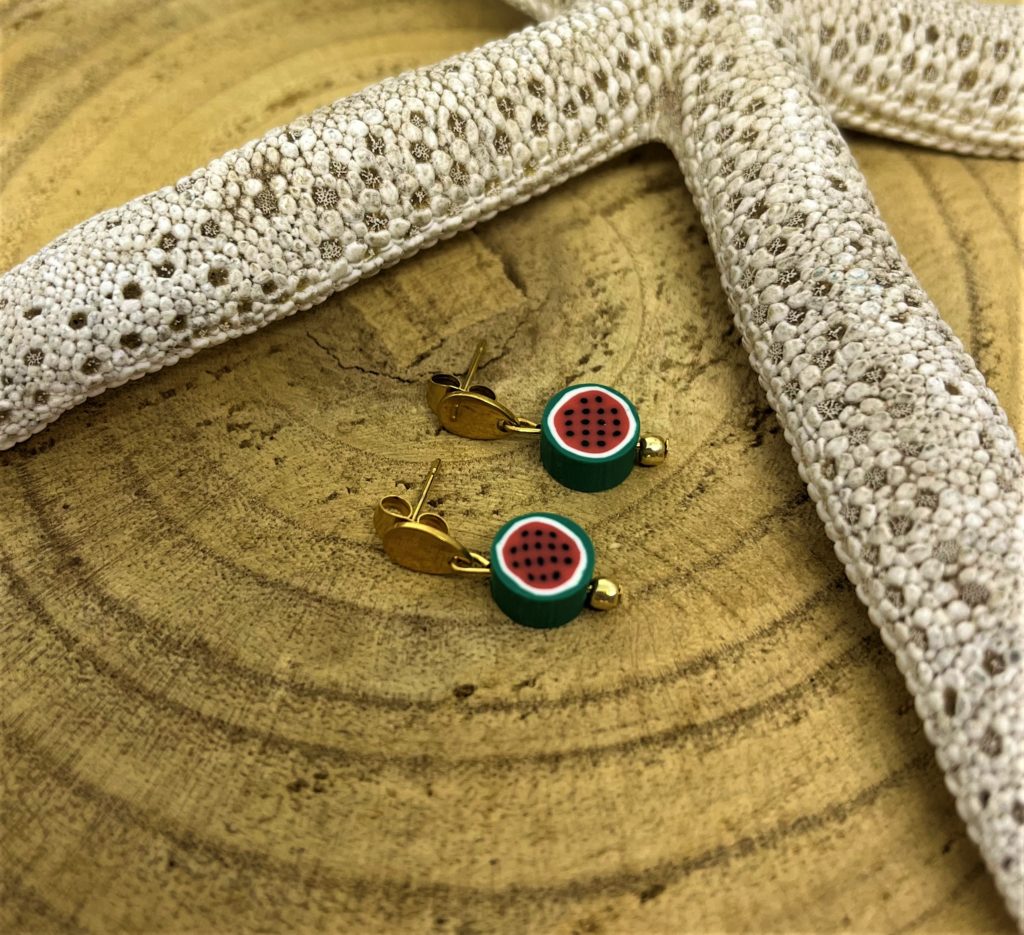Boucle d'oreilles enfant fruit