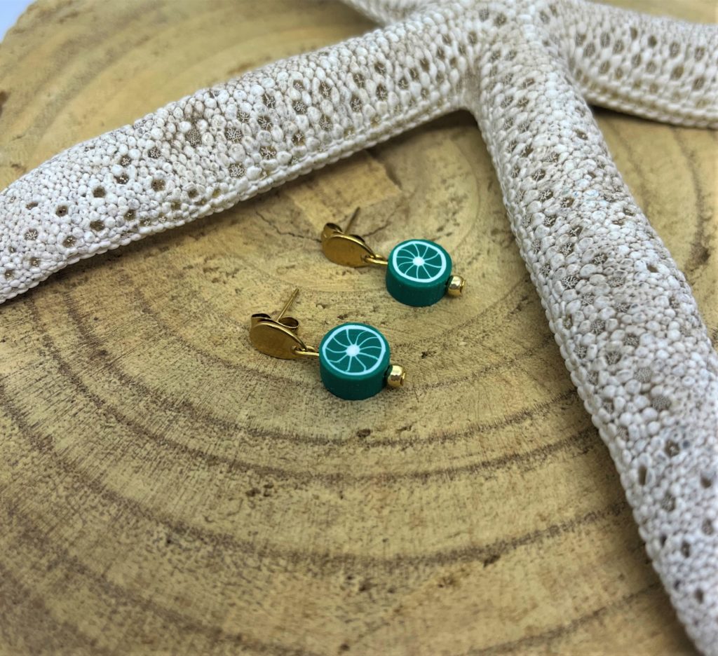 Boucle d'oreilles enfant fruit