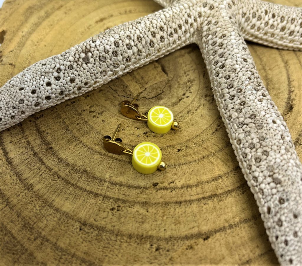Boucle d'oreilles enfant fruit