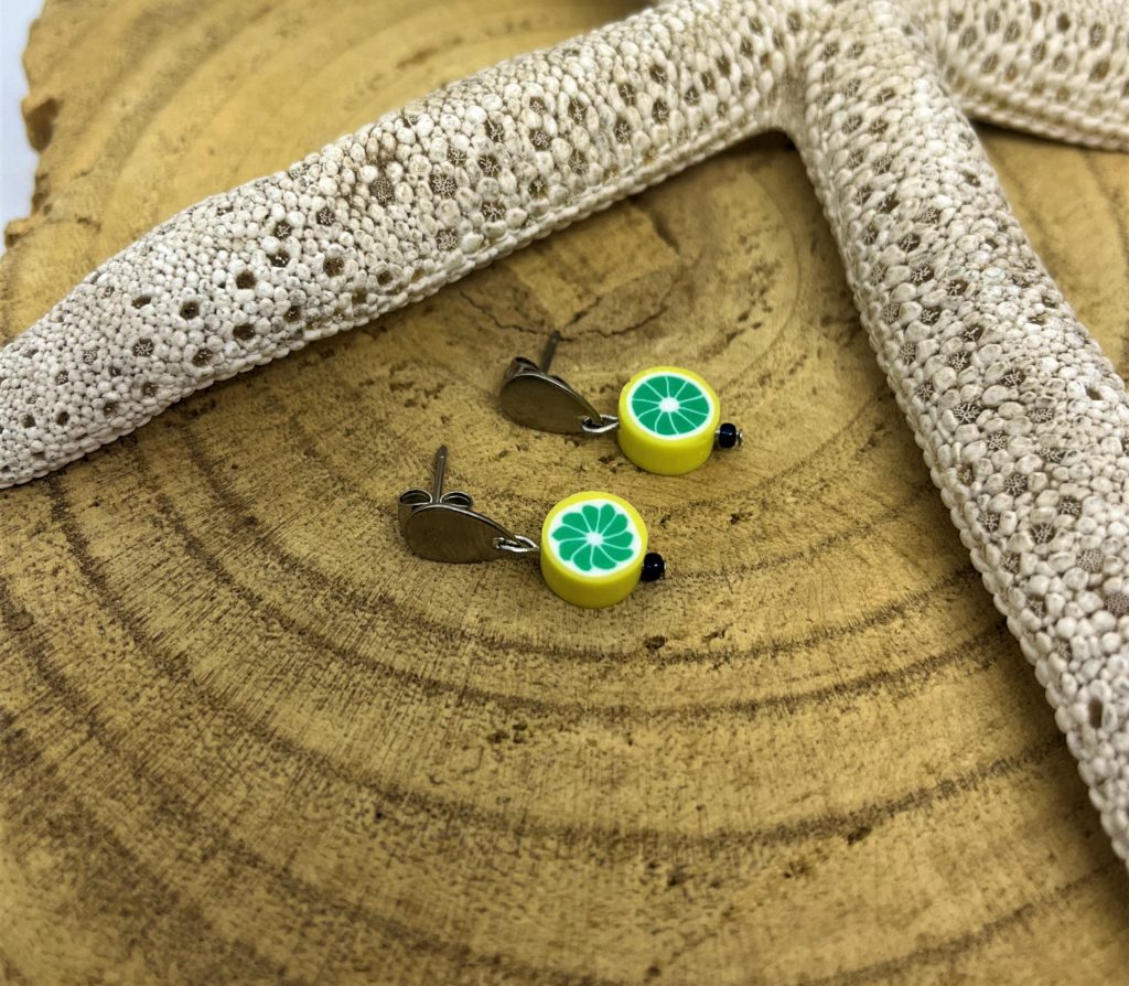 Boucle d'oreilles enfant fruit