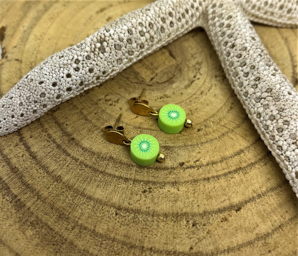Boucle d'oreilles enfant fruit