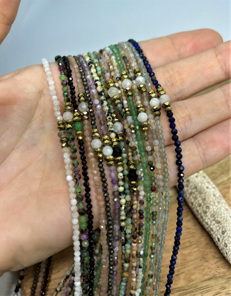 Collier Perla en Pierres Naturelles | Bijou de Lithothérapie Artisanal