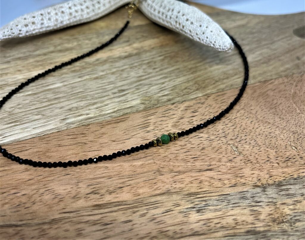 Collier Perla en Pierres Naturelles | Bijou de Lithothérapie Artisanal