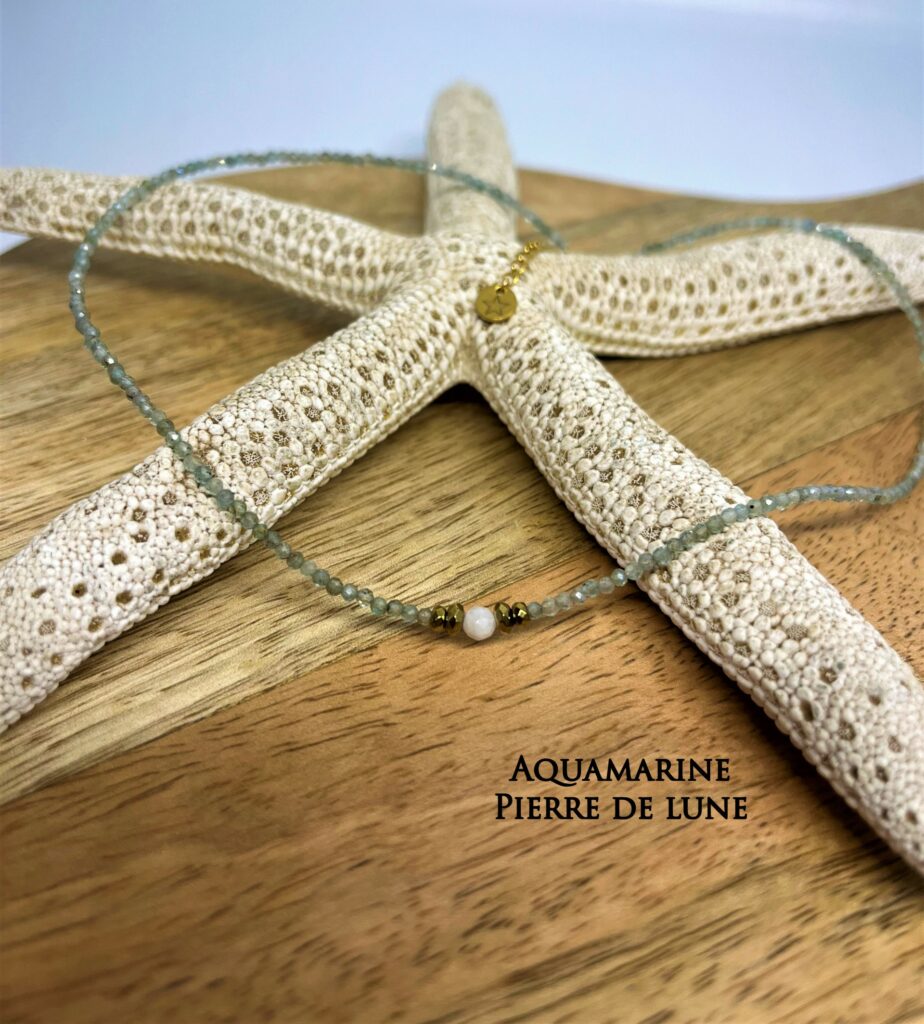 Collier Perla en Pierres Naturelles | Bijou de Lithothérapie Artisanal