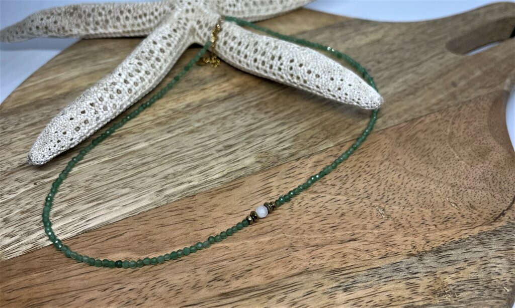 Collier Perla en Pierres Naturelles | Bijou de Lithothérapie Artisanal