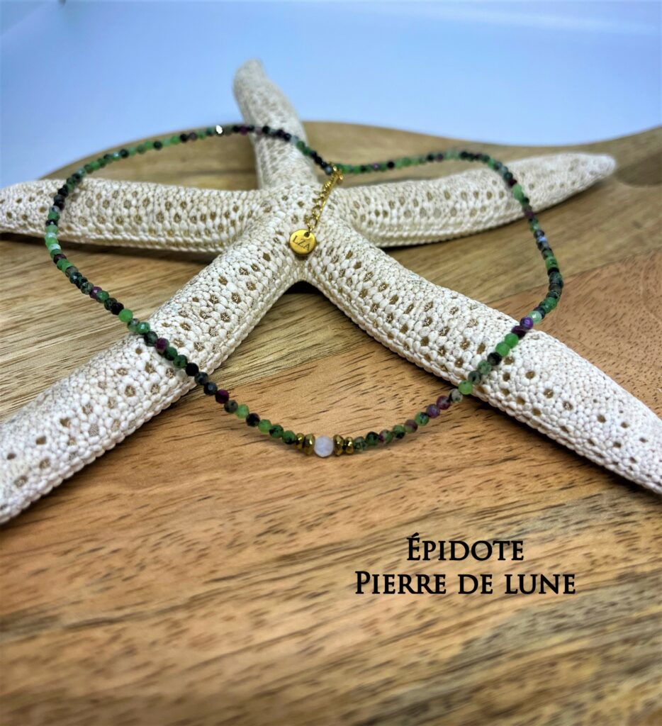 Collier Perla en Pierres Naturelles | Bijou de Lithothérapie Artisanal