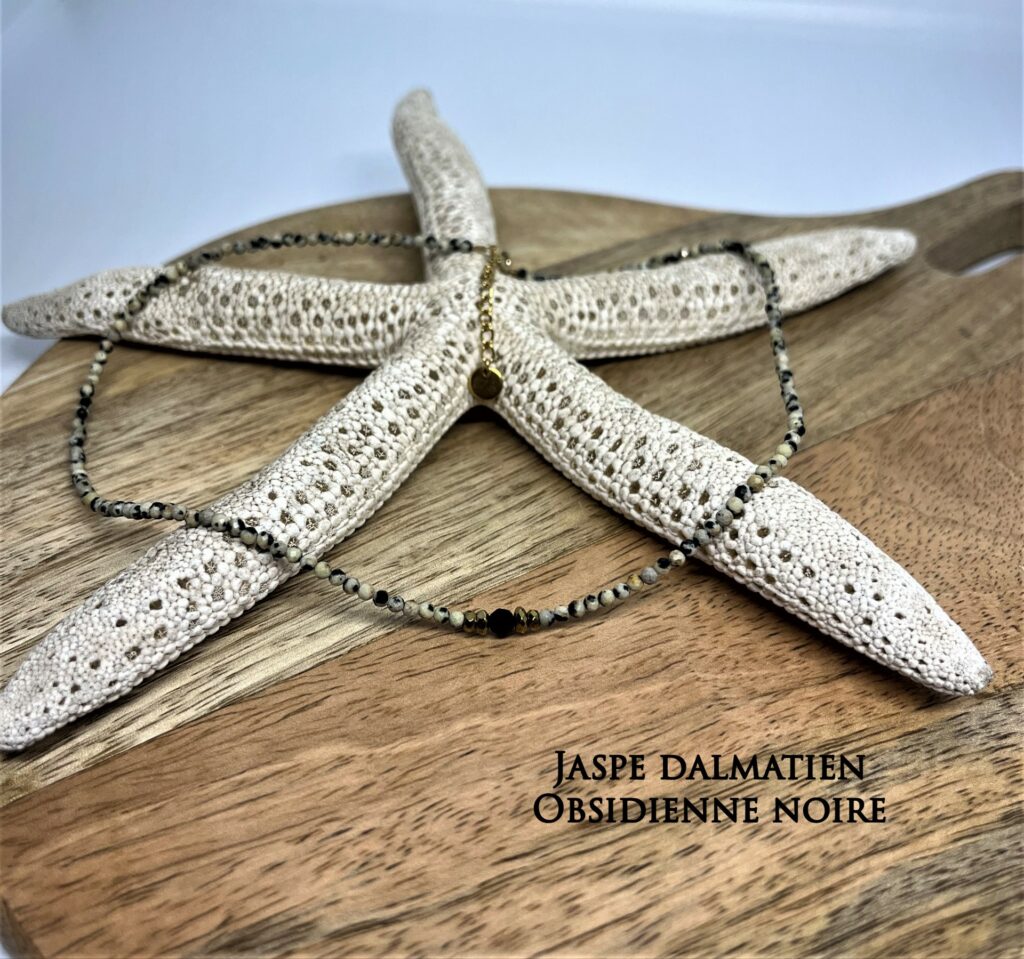 Collier Perla en Pierres Naturelles | Bijou de Lithothérapie Artisanal