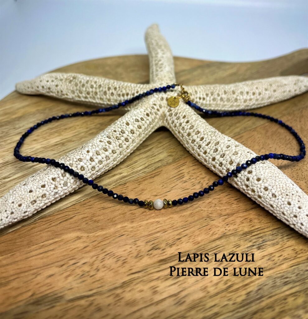 Collier Perla en Pierres Naturelles | Bijou de Lithothérapie Artisanal