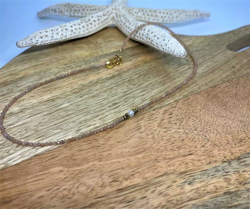 Collier Perla en Pierres Naturelles | Bijou de Lithothérapie Artisanal