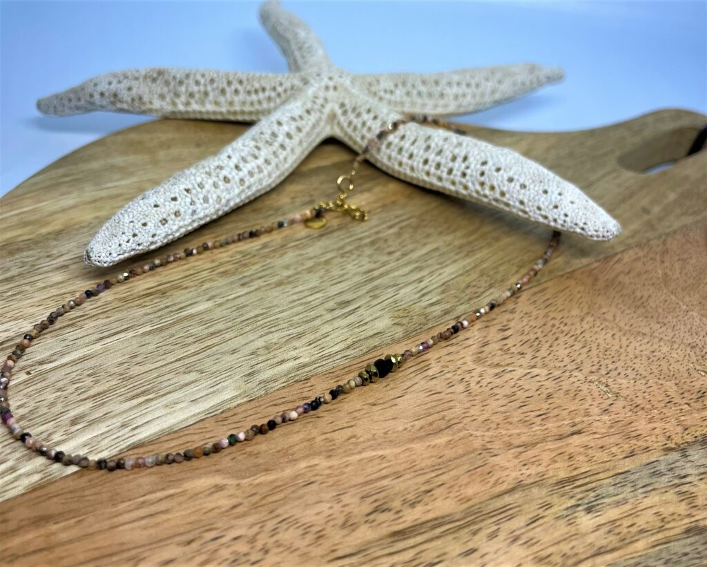 Collier Perla en Pierres Naturelles | Bijou de Lithothérapie Artisanal