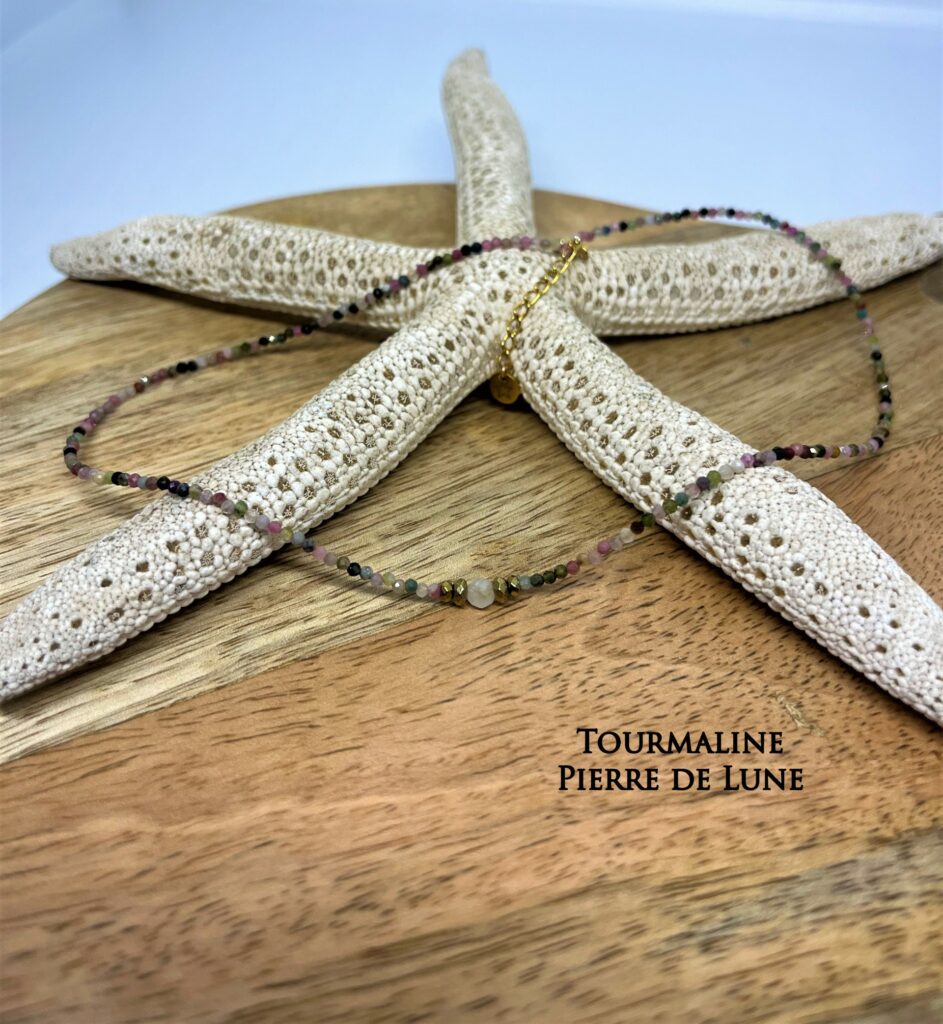 Collier Perla en Pierres Naturelles | Bijou de Lithothérapie Artisanal