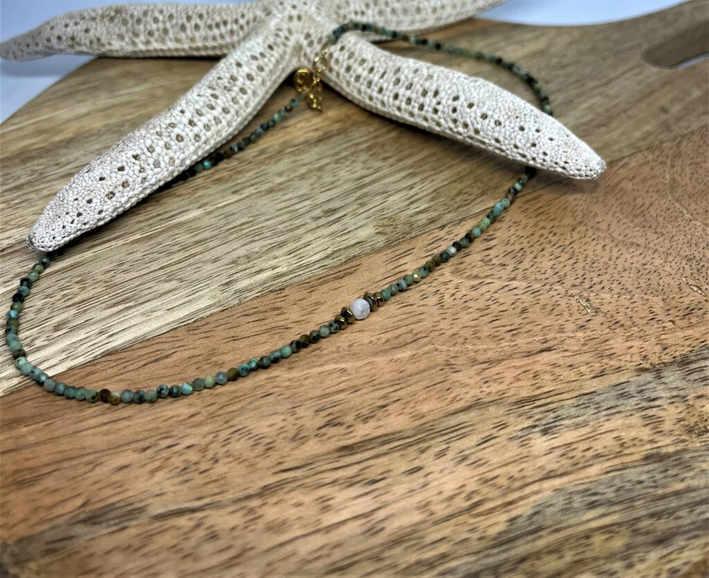 Collier Perla en Pierres Naturelles | Bijou de Lithothérapie Artisanal