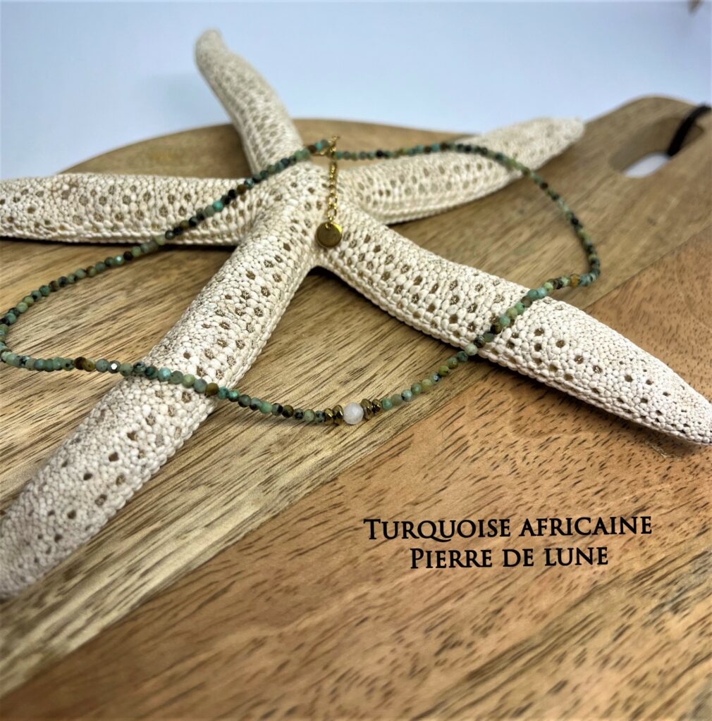 Collier Perla en Pierres Naturelles | Bijou de Lithothérapie Artisanal