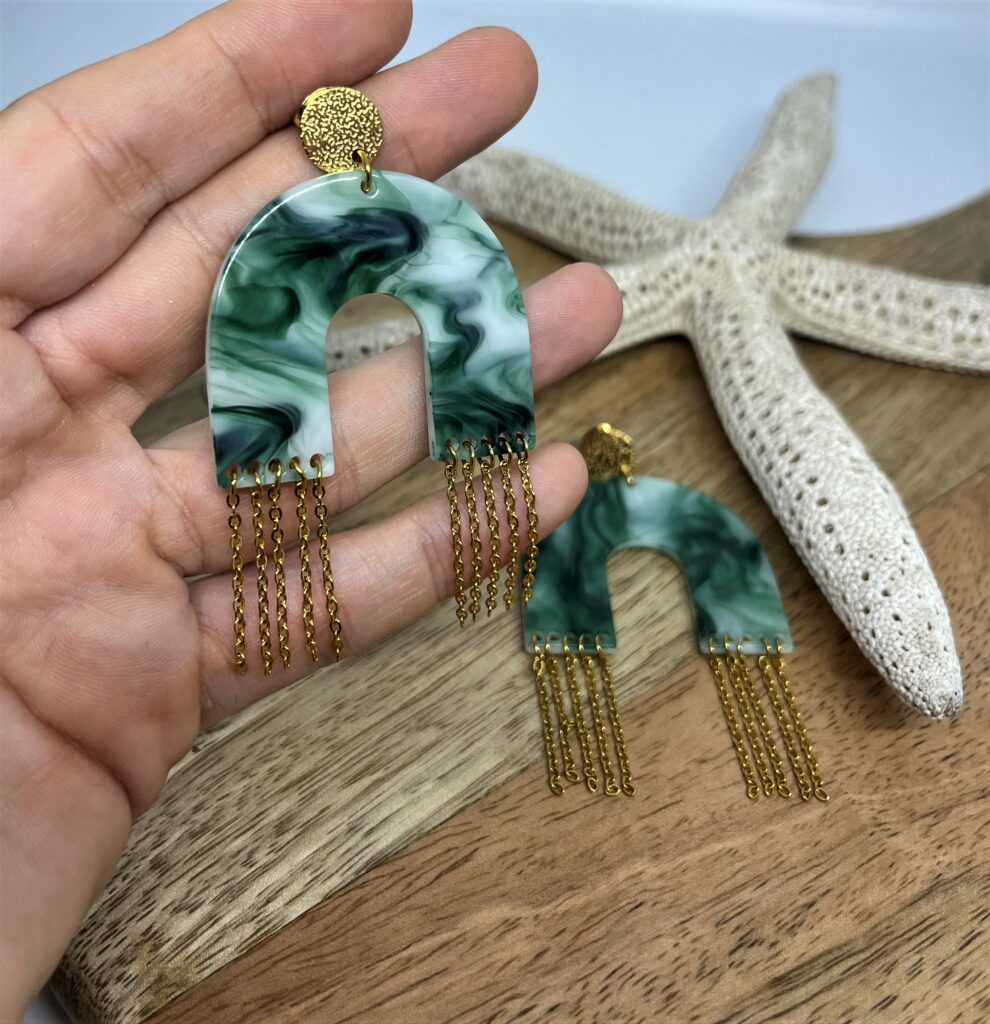 Boucles d'Oreilles Préciosa Acétate
