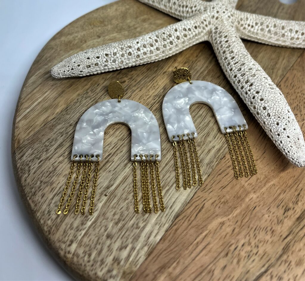 Boucles d'Oreilles Préciosa Acétate