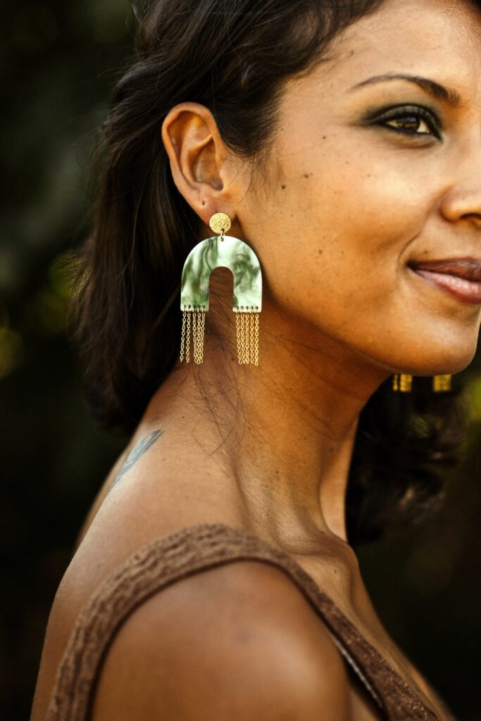 Boucles d'Oreilles Préciosa Acétate