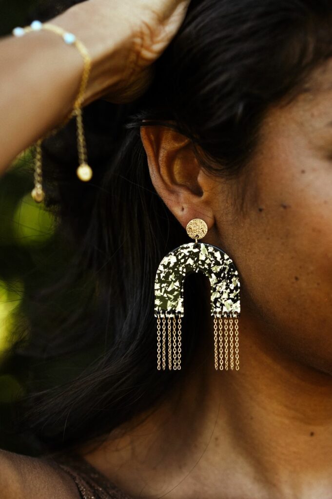 Boucles d'Oreilles Préciosa Acétate