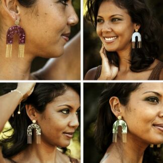 Boucles d'Oreilles Préciosa Acétate