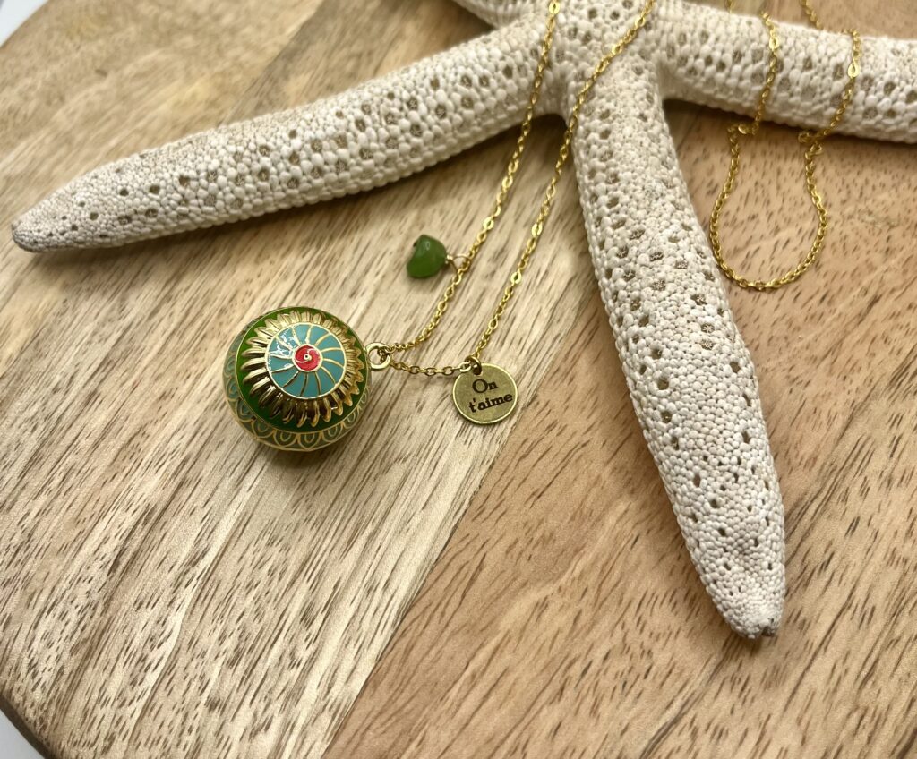 Bola de grossesse ° Vert Turquoise Rouge ° personnalisable