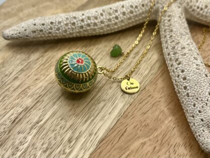 Bola de grossesse ° Vert Turquoise Rouge ° personnalisable