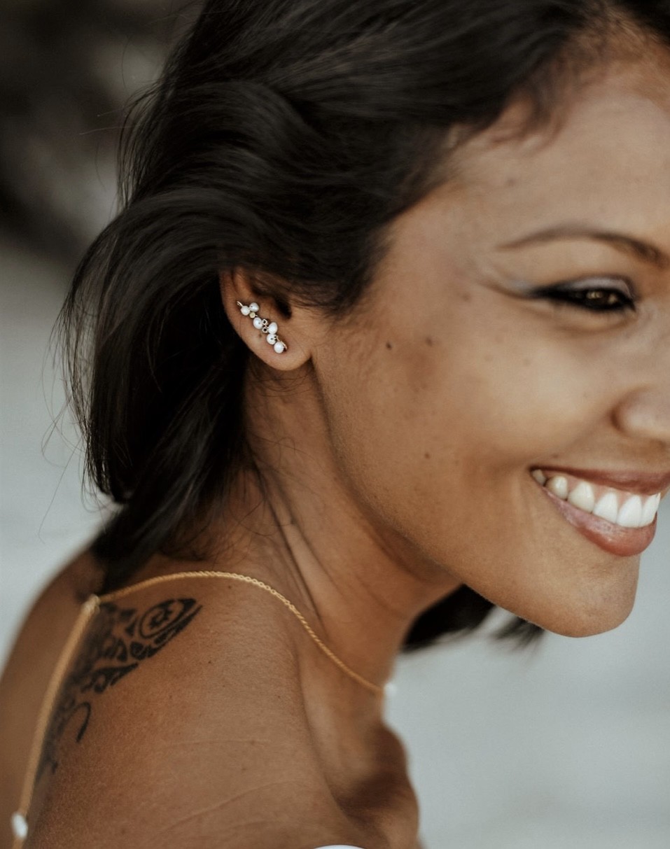 Boucles d'Oreilles Asymétriques ou Monoboucle Sia Originale 