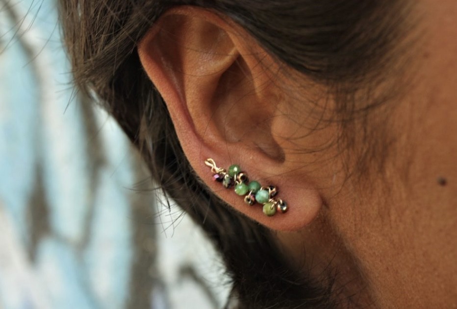 Boucles d'Oreilles Asymétriques ou Monoboucle Sia Originale 