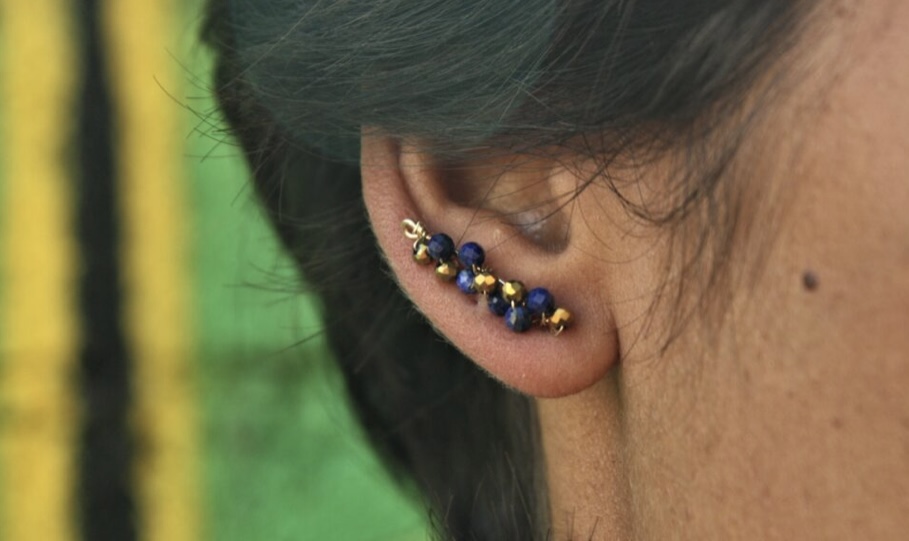 Boucles d'Oreilles Asymétriques ou Monoboucle Sia Originale 