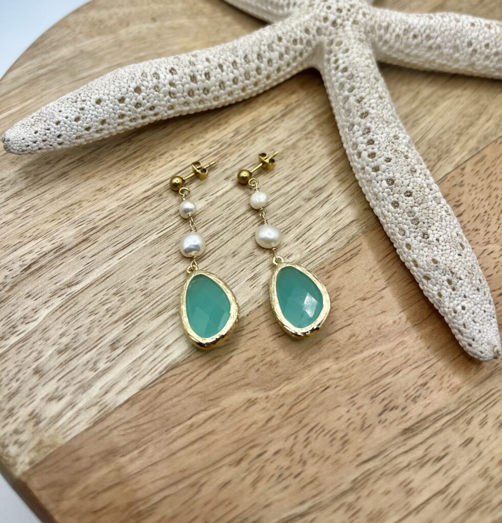 emma - LzaCréa Boucles d'Oreilles EMMA • Perles d'Eau Douce & Cristal au Choix