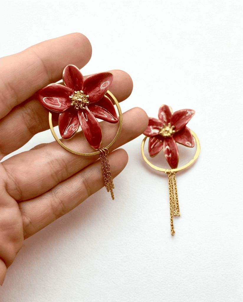 lys - LzaCréa Boucles d'Oreilles Fleur de Lys