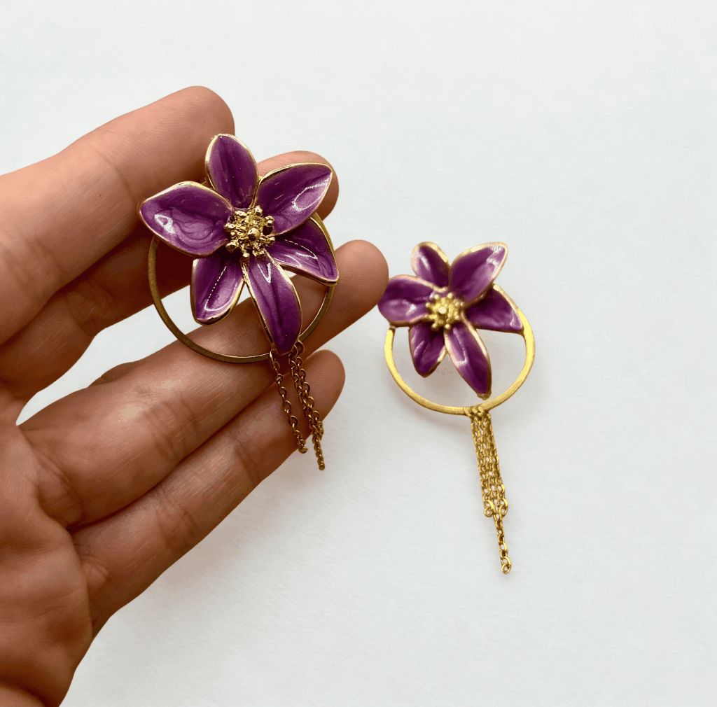 LYS - LzaCréa Boucles d'Oreilles Fleur de Lys