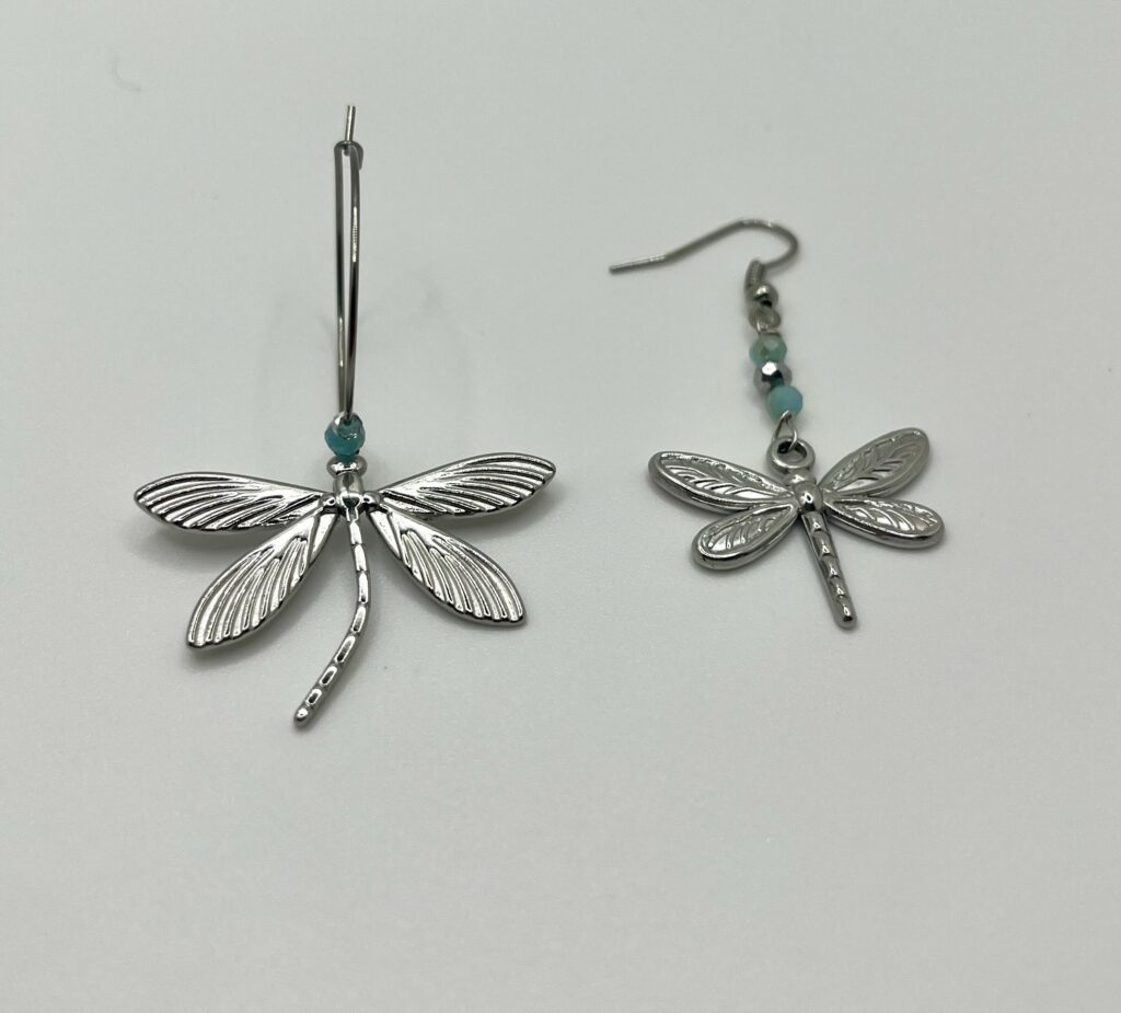 libellule argentée - LzaCréa