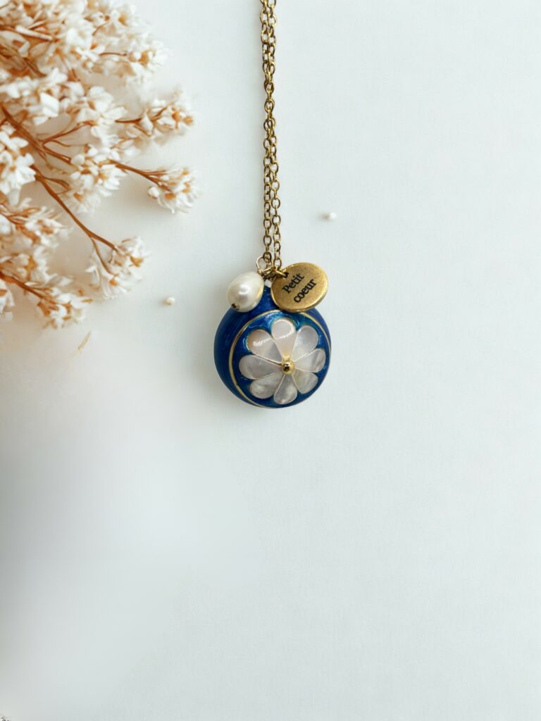 Bola Bleu nacré - LzaCréa