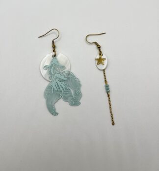 Boucles d'Oreilles Asymétriques CARPE KOÏ
