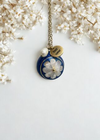 Bola de grossesse Bleu nacré ~personnalisable